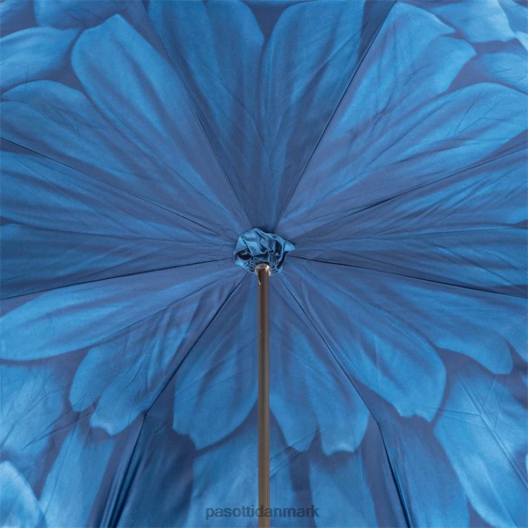 Kvinder PASOTTI 189 21065-13 p17 - luksus blå dahlia paraply, dobbelt klud 824L2337