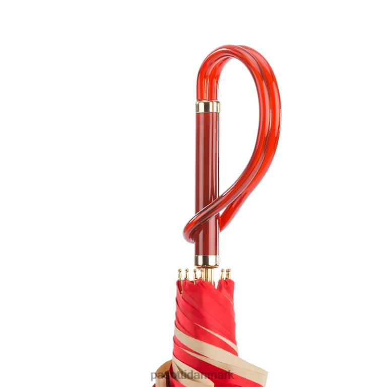 Kvinder PASOTTI 189 21065-21 a - rød dahlia paraply, dobbelt stof 824L2331