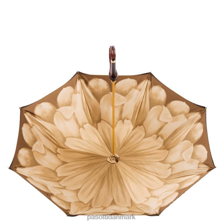 Kvinder PASOTTI 189 21065-40 a - brun dahlia paraply, dobbelt stof 824L2371