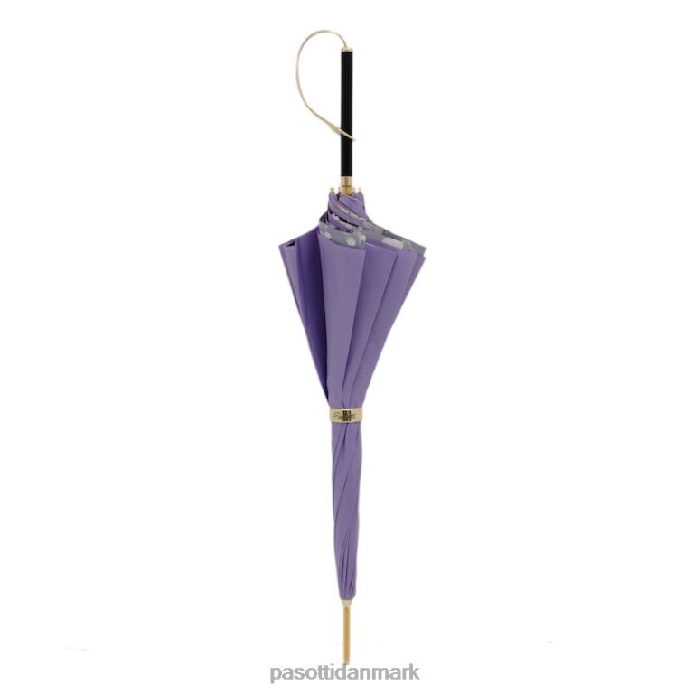 Kvinder PASOTTI 189 52693-70 s - lilla blomster paraply, dobbelt klud 824L2345
