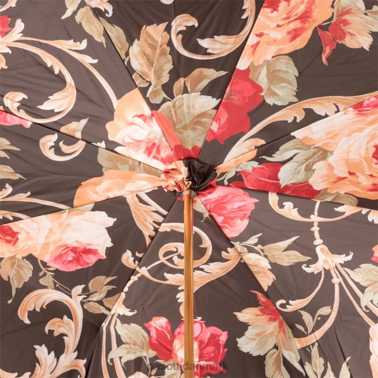 Kvinder PASOTTI 189 53910-88 c30-3 - vinrød vintage paraply, dobbelt klud 824L2394