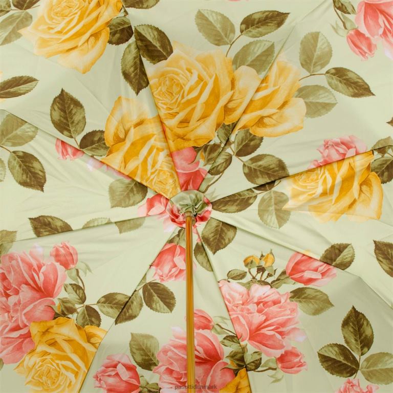 Kvinder PASOTTI 189 54740-88 i35 - gule roser paraply 824L2358