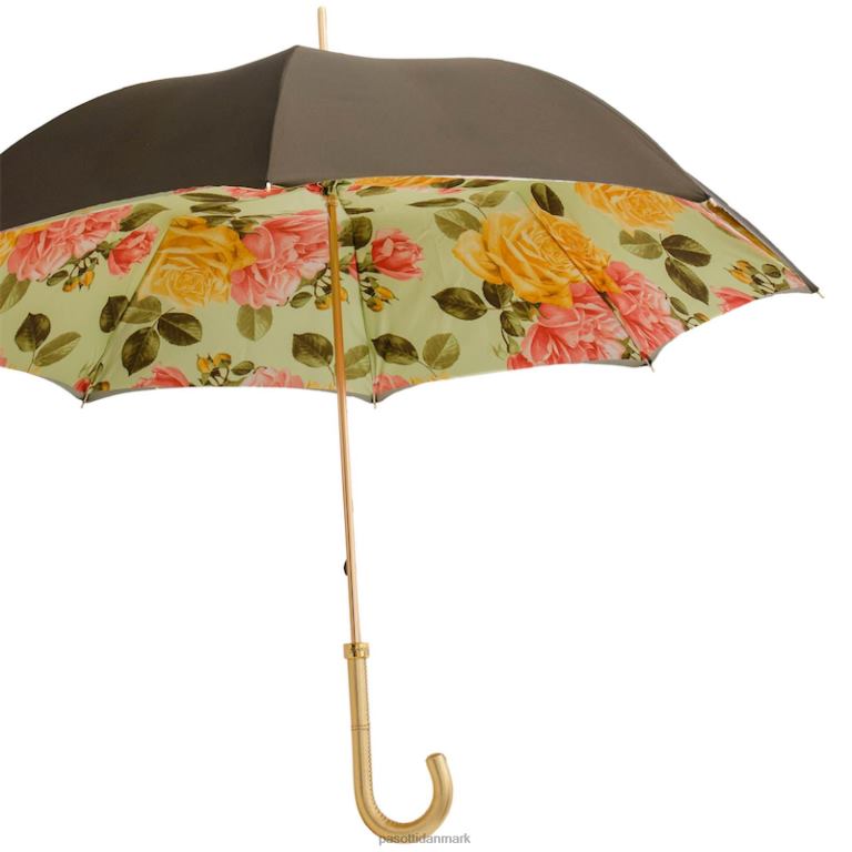 Kvinder PASOTTI 189 54740-88 i35 - gule roser paraply 824L2358