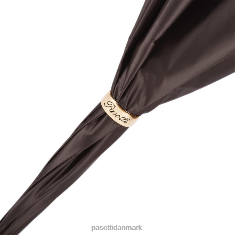 Kvinder PASOTTI 189 58303-16 f38 - brun blomstret paraply, dobbelt klud 824L2379
