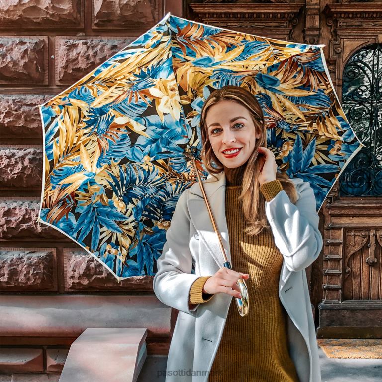 Kvinder PASOTTI 189 58758-6 p27 - jungleprint paraply, dobbelt klud 824L2363