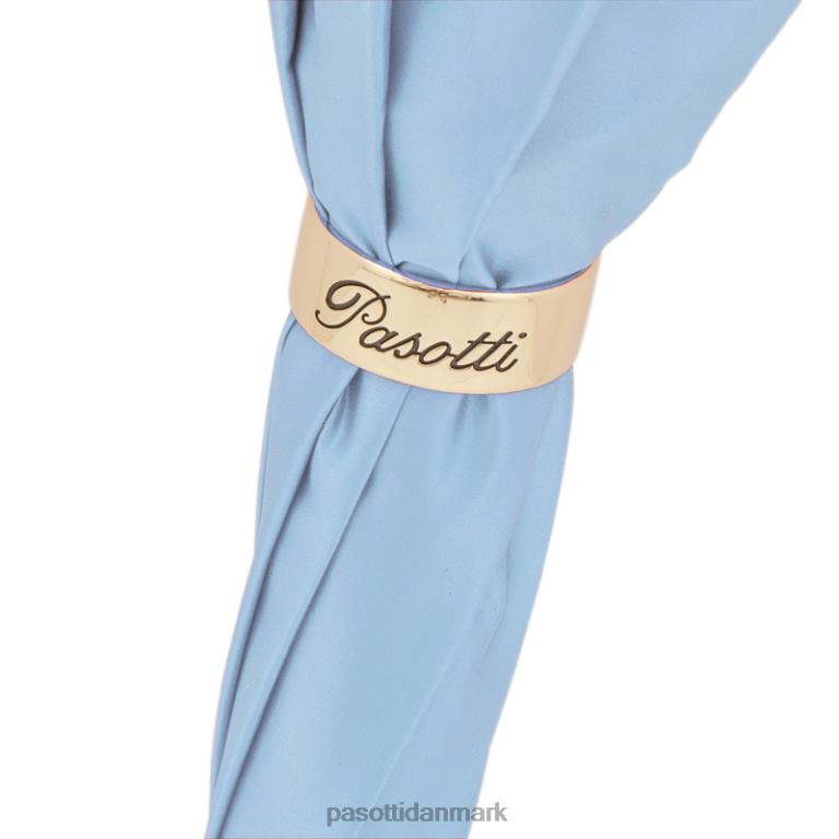 Kvinder PASOTTI 189 58979-4 p16 - lyseblå naturparaply med sommerfugle 824L2354