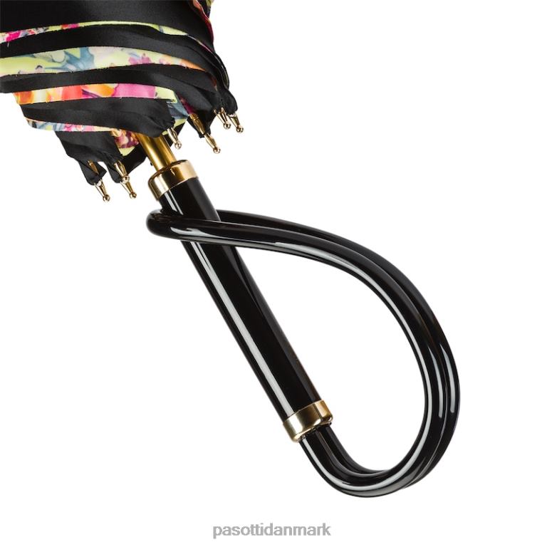 Kvinder PASOTTI 189 5e491-3 a - smuk blomstret paraply, dobbelt stof 824L2361