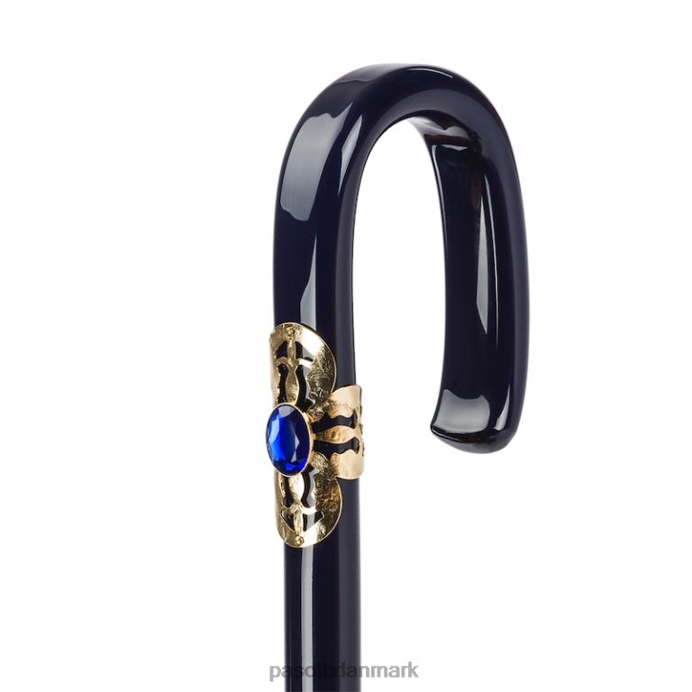 Kvinder PASOTTI 189 5k598-1 c26 - marineblå paraply med blomster 824L2356