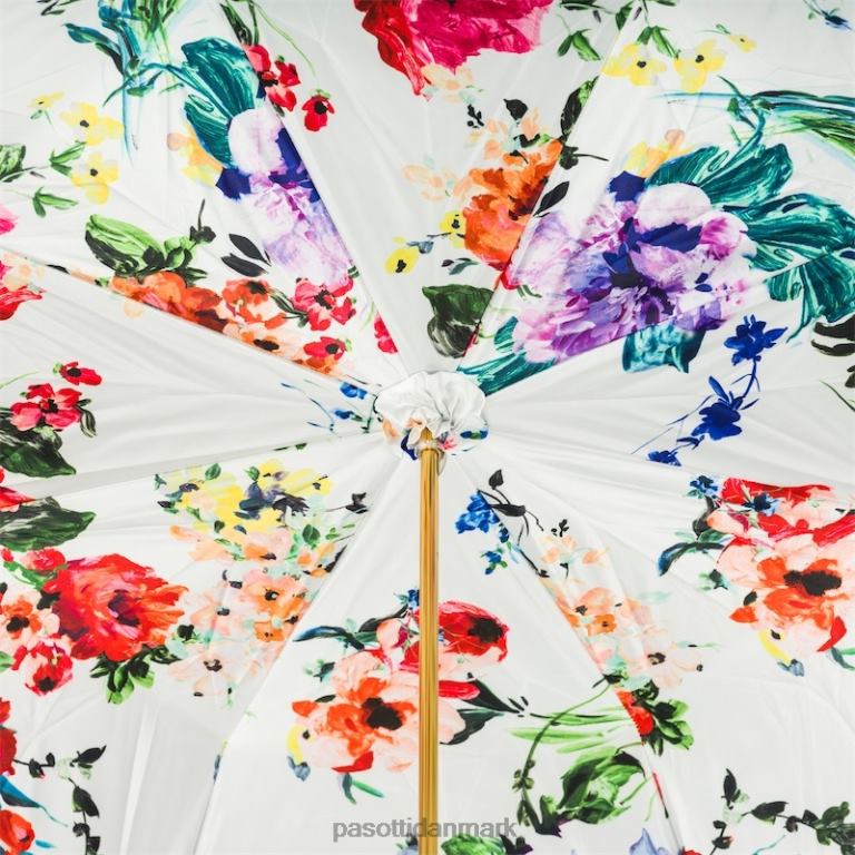 Kvinder PASOTTI 189 5k598-1 c26 - marineblå paraply med blomster 824L2356