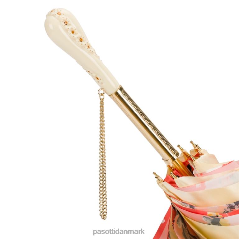 Kvinder PASOTTI 189 5k598-3 z5 - blomstret vintage paraply, dobbelt stof 824L2372