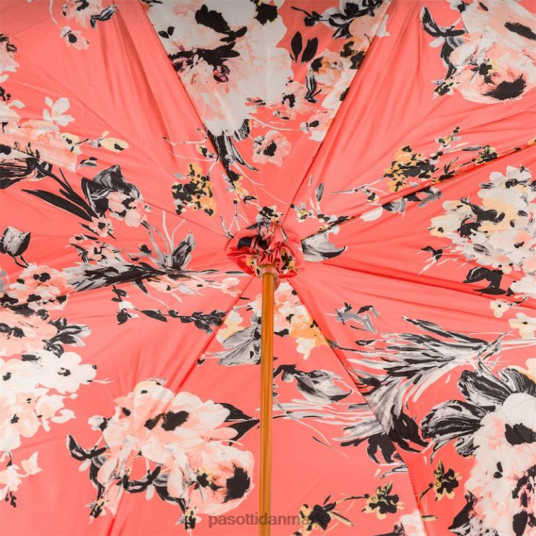 Kvinder PASOTTI 189 5k598-3 z5 - blomstret vintage paraply, dobbelt stof 824L2372