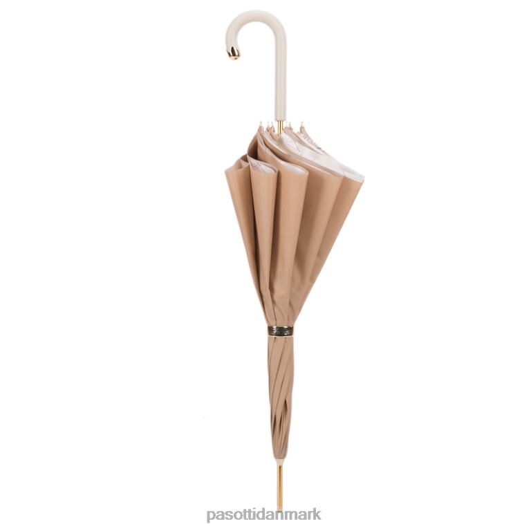 Kvinder PASOTTI 189 5l976-3 m17 - fantastisk elfenben paraply, dobbelt klud 824L2390