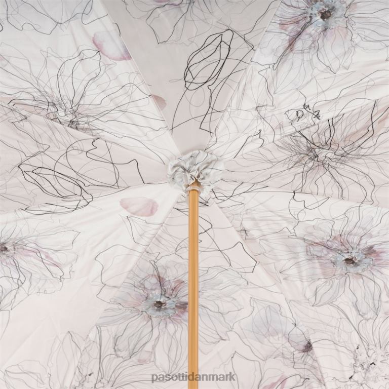 Kvinder PASOTTI 189 5l976-3 m17 - fantastisk elfenben paraply, dobbelt klud 824L2390