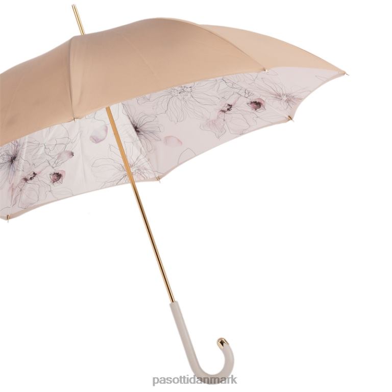 Kvinder PASOTTI 189 5l976-3 m17 - fantastisk elfenben paraply, dobbelt klud 824L2390