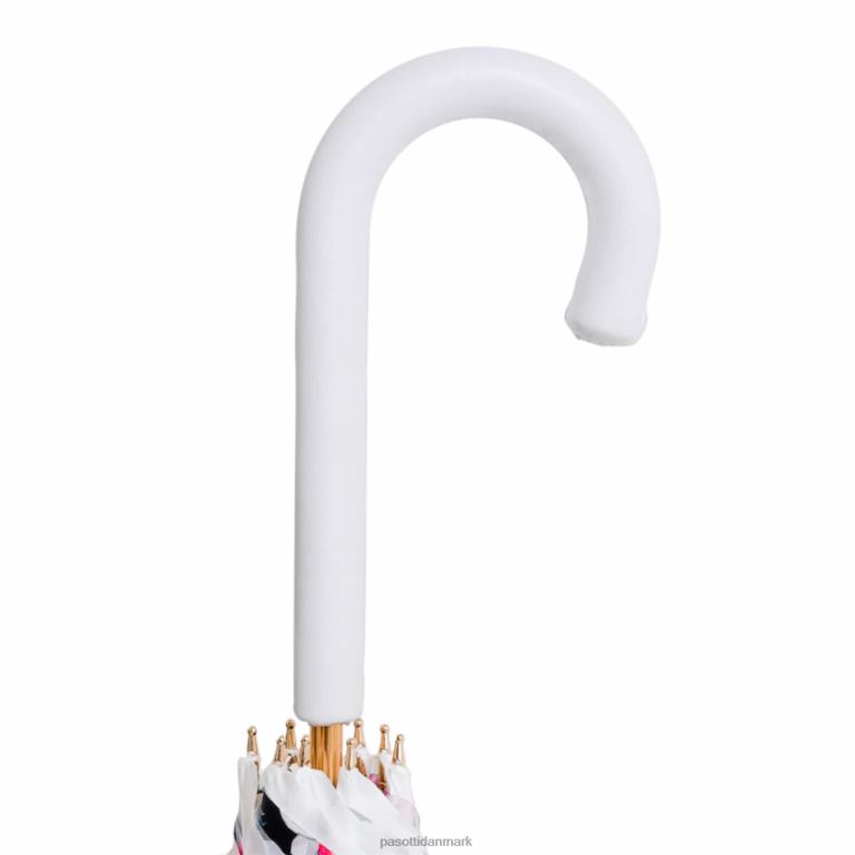 Kvinder PASOTTI 189 9l578-1 p - blomstret hvid paraply 824L2326