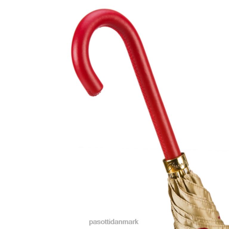 Kvinder PASOTTI 460 21065-21 p - rød dahlia paraply 824L2364