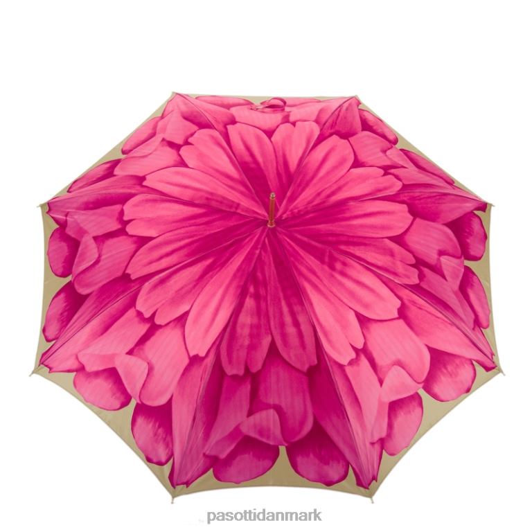 Kvinder PASOTTI 460 21065-30 p5 - fuchsia dahlia paraply 824L2344