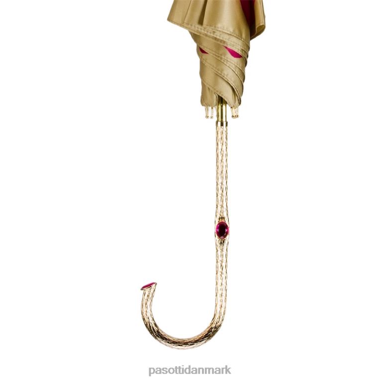 Kvinder PASOTTI 460 21065-30 p5 - fuchsia dahlia paraply 824L2344