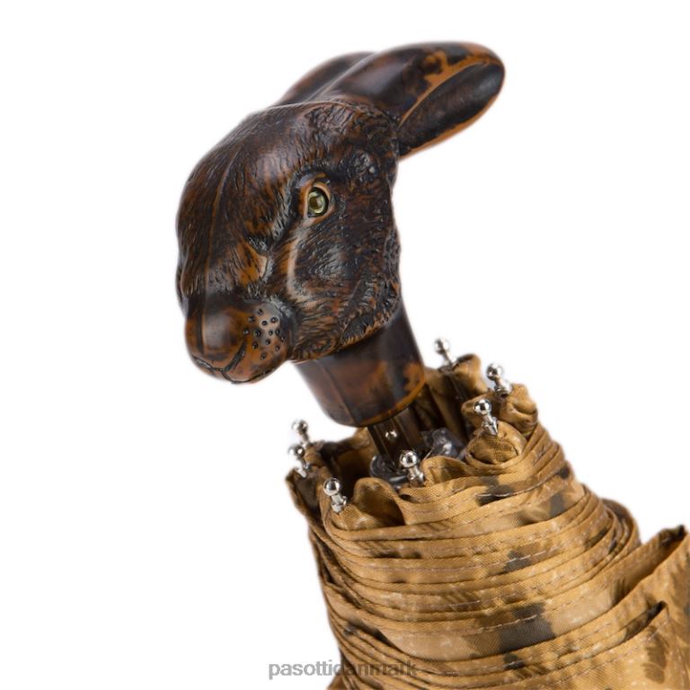 Kvinder PASOTTI 257 1409-61 113 - animalier foldeparaply med kaninhåndtag 824L2612