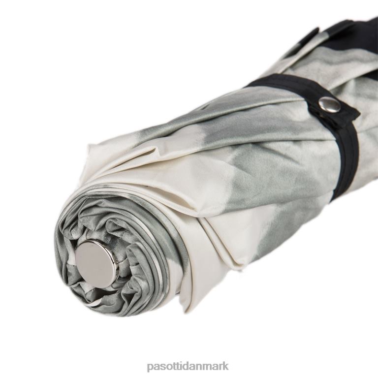 Kvinder PASOTTI 257 21273-11 p11 - sølv dahlia foldeparaply 824L2598