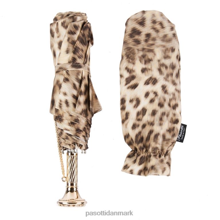 Kvinder PASOTTI 257 52417-16 p12 - leopard foldeparaply 824L2599