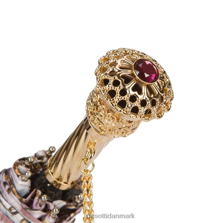 Kvinder PASOTTI 257 58002-7 p14 - animalier og kædetryk foldeparaply 824L2618