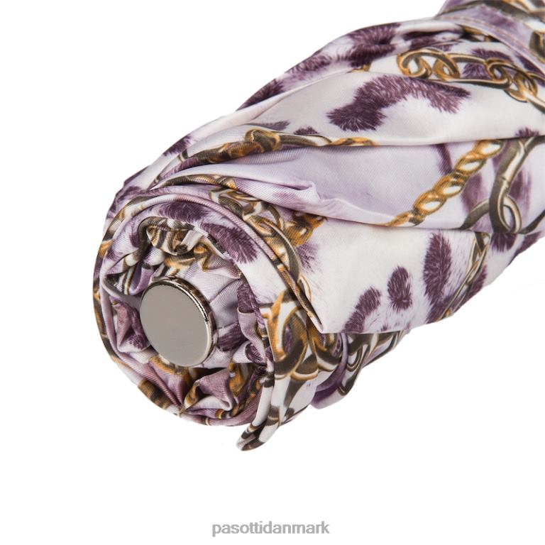 Kvinder PASOTTI 257 58002-7 p14 - animalier og kædetryk foldeparaply 824L2618