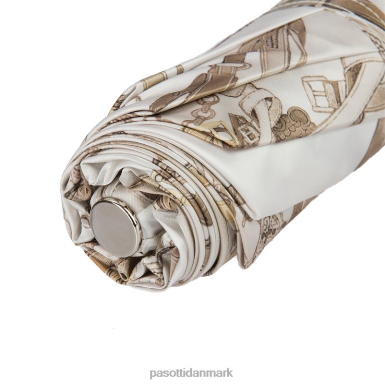 Kvinder PASOTTI 257 58152-2 s15 - trenser print hvid foldeparaply 824L2621