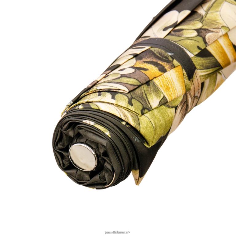 Kvinder PASOTTI 257 991 w68 - leopard foldeparaply med rød perle og krystaller 824L2582