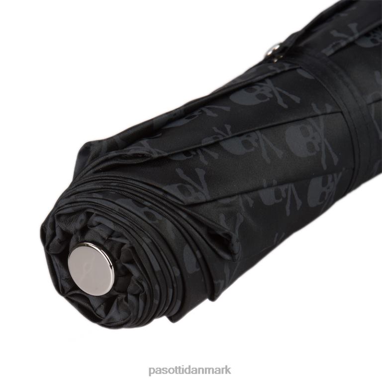 Kvinder PASOTTI 257 pnt w33 - sammenklappelig paraply i sølv kranie 824L2586