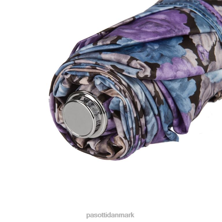 Kvinder PASOTTI 261s 57982-9 b54 - elegant blomstret foldeparaply 824L2607