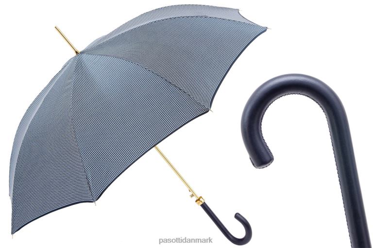 Kvinder PASOTTI 16 1408-34 p - pied de poule navy paraply 824L2469