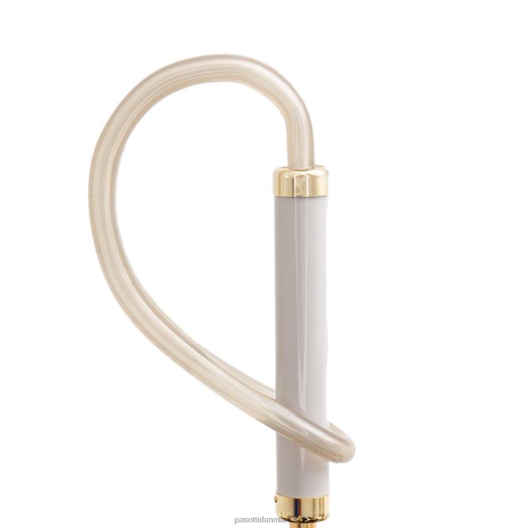 Kvinder PASOTTI 189 21352-5 a - elfenben paraply med sorte striber 824L2436