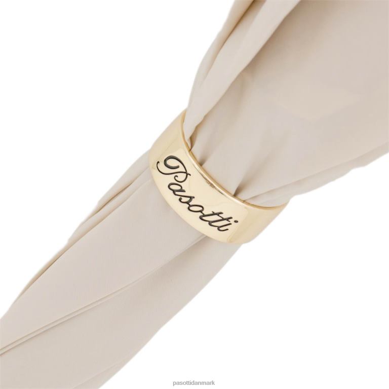 Kvinder PASOTTI 189 21352-5 a - elfenben paraply med sorte striber 824L2436