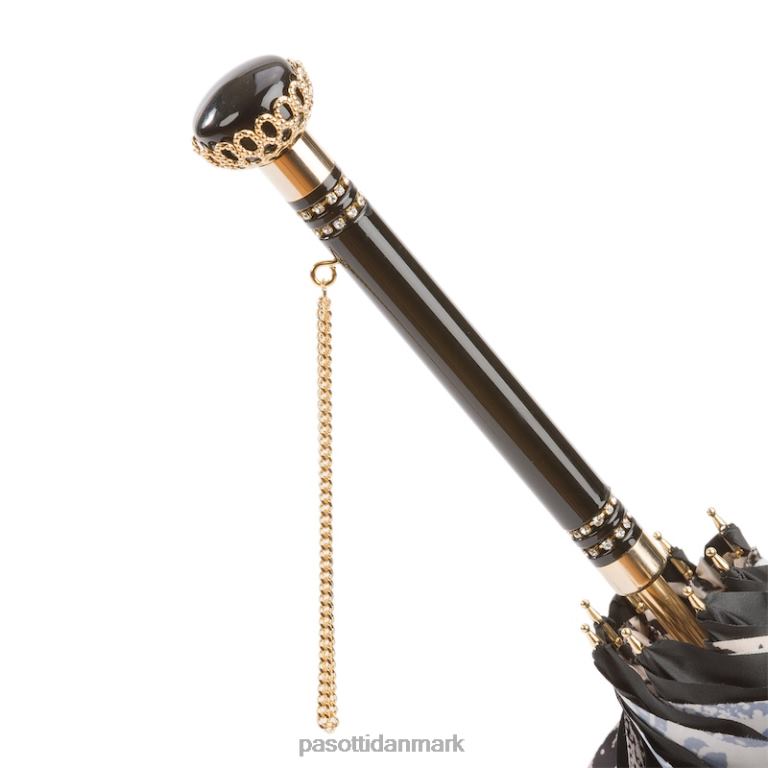 Kvinder PASOTTI 189 50998-44 i24 - blomstret doodles paraply med blade, dobbelt klud 824L2477