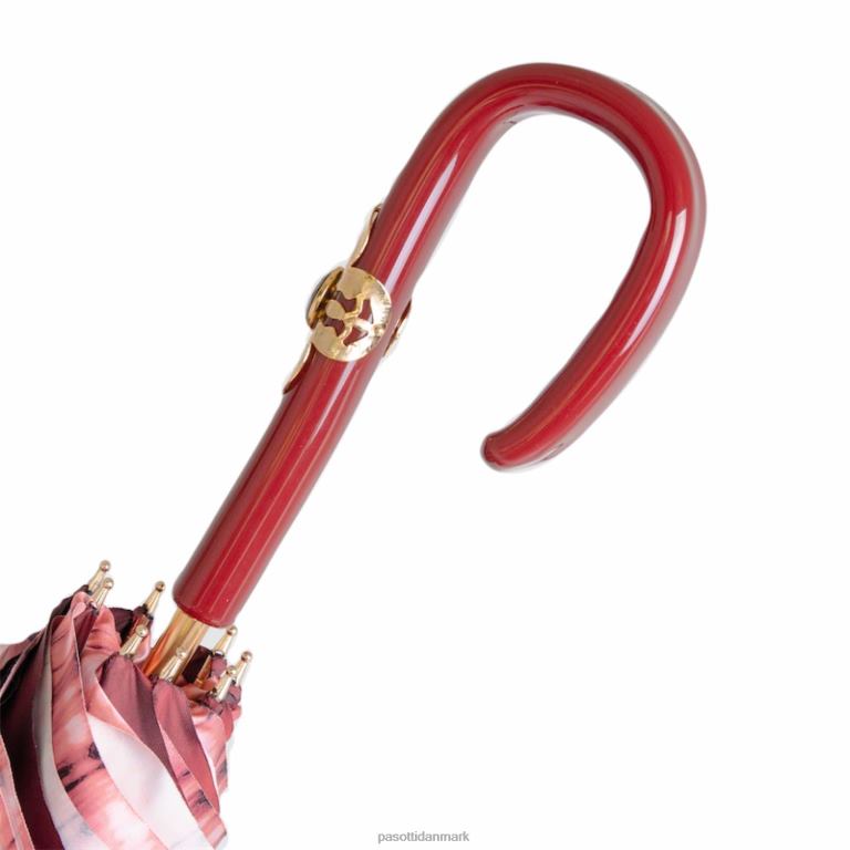 Kvinder PASOTTI 189 9l980-2 c26 - vintage bordeaux paraply 824L2488