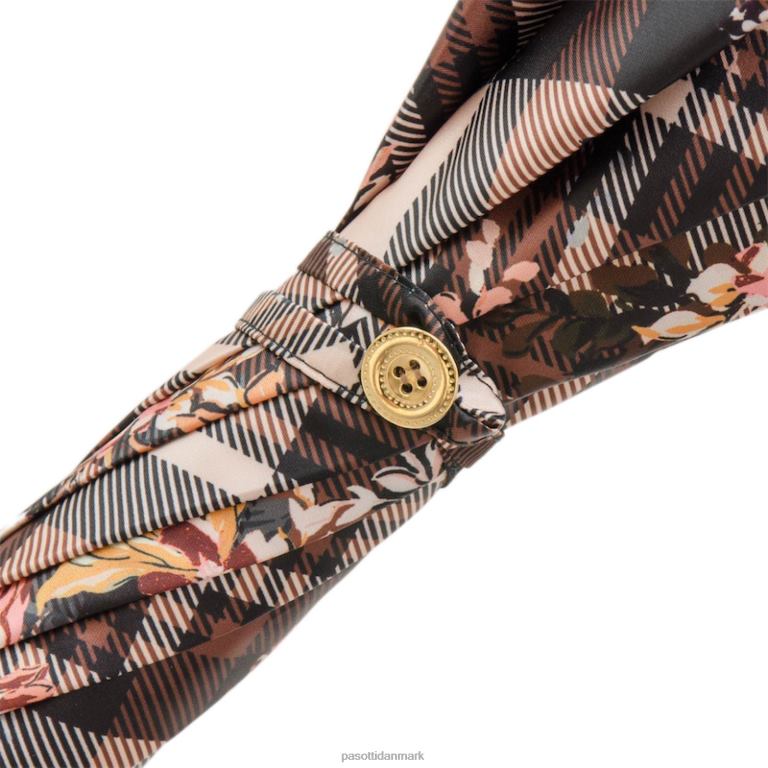 Kvinder PASOTTI 20 5y743-5 n62 - tartan paraply med blomster 824L2445