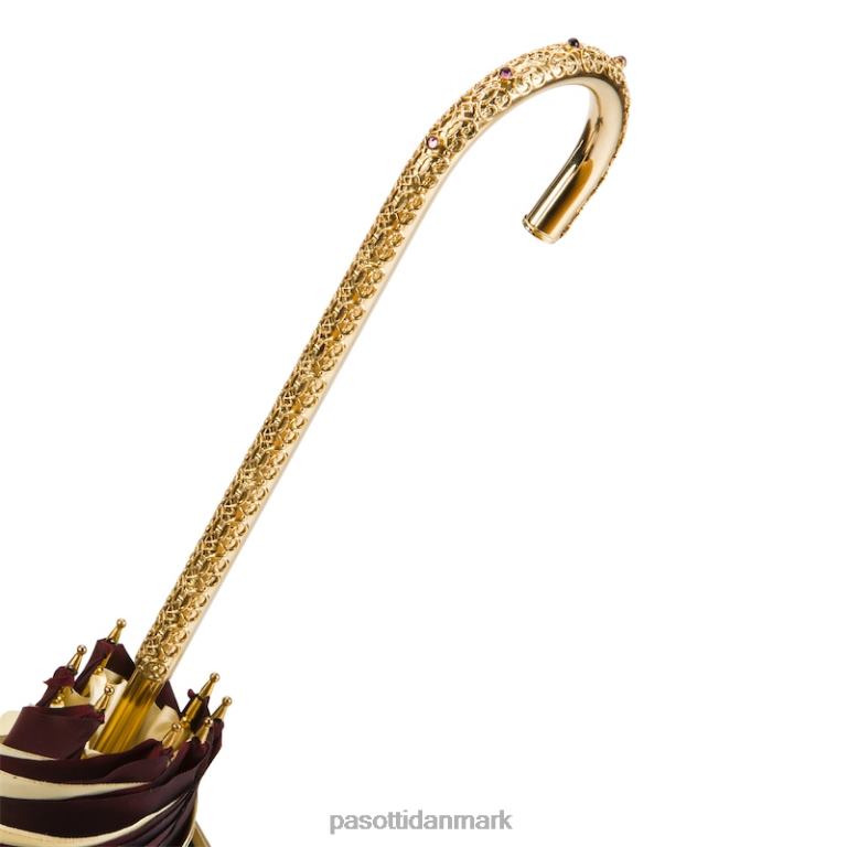 Kvinder PASOTTI 184 serge-17 u2 - bordeaux swarovski paraply, dobbelt stof 824L2552