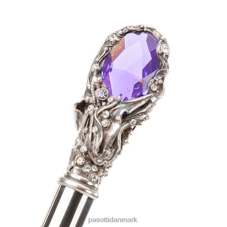 Kvinder PASOTTI 185n 21284-14 w68 - lilla swarovski paraply, dobbelt klud 824L2554