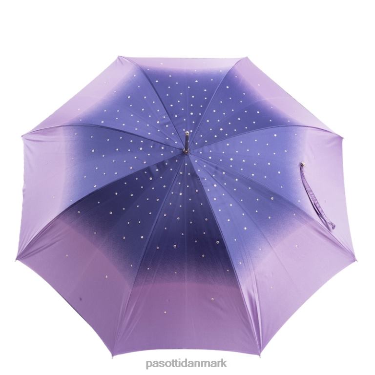 Kvinder PASOTTI 185n 21284-14 w68 - lilla swarovski paraply, dobbelt klud 824L2554