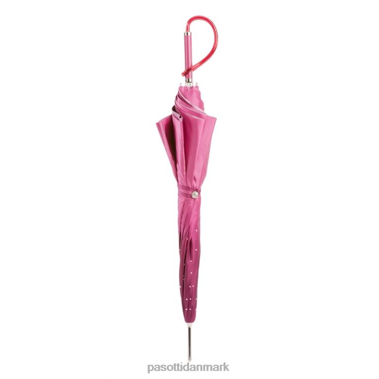 Kvinder PASOTTI 185n 21284-18 a - pink swarovski paraply, dobbelt klud 824L2540