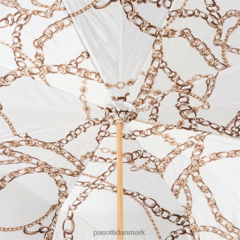 Kvinder PASOTTI 189 58002-9 d35 - sort paraply med kæder trykt interiør 824L2502