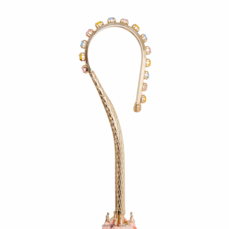 Kvinder PASOTTI 189 9l267-2 p46 - paraply gioiello rosa 824L2497