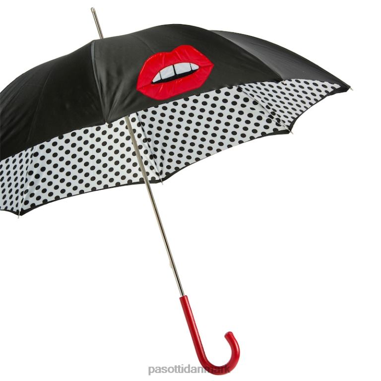 Kvinder PASOTTI 420n 55874-2 p - mundparaply med polkaprikker indvendig, dobbelt stof 824L2555