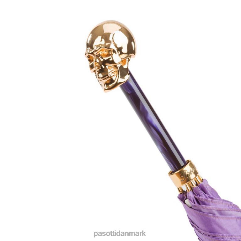 Kvinder PASOTTI 460 21284-14 w33pv - gylden kranium lilla ombre paraply 824L2548