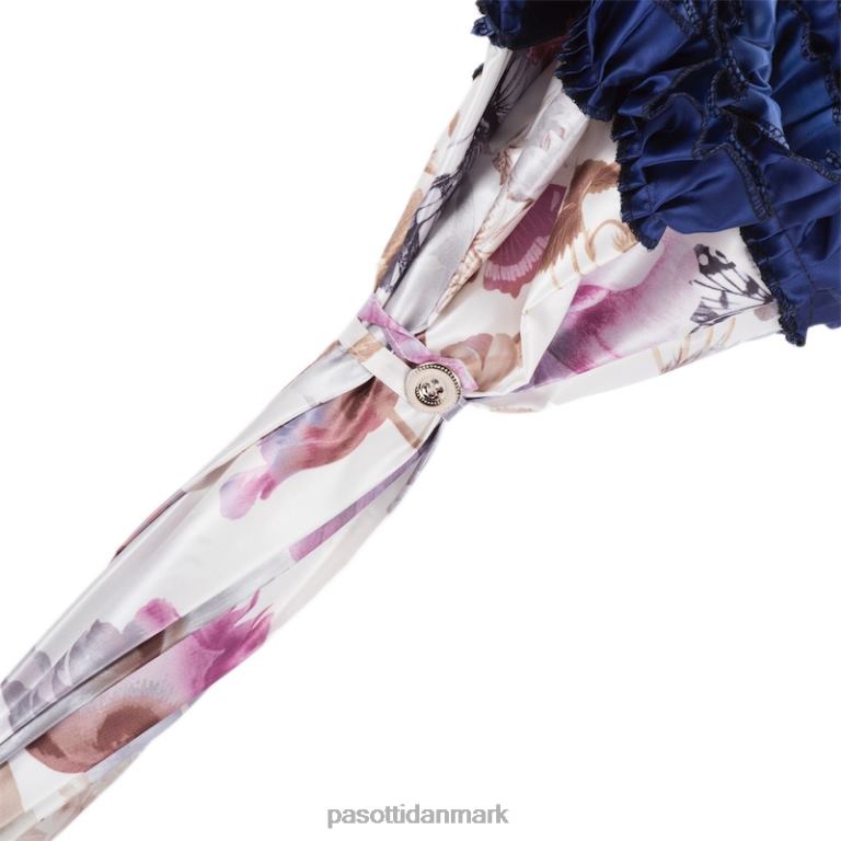 Kvinder PASOTTI 353ni 58979-4 d1 - manuel åbning sommerfugleparasol i retrostil, regntæt 824L2638