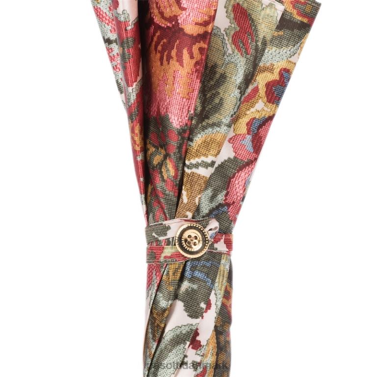 Kvinder PASOTTI 354 eller 58112-19 d4 - paisley parasol med bambus håndtag 824L2632