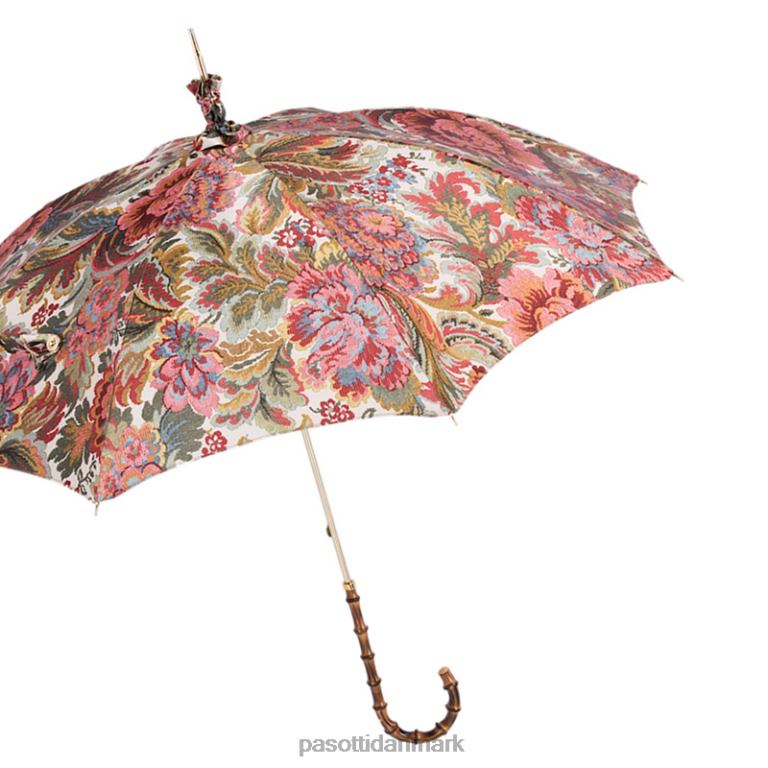 Kvinder PASOTTI 354 eller 58112-19 d4 - paisley parasol med bambus håndtag 824L2632