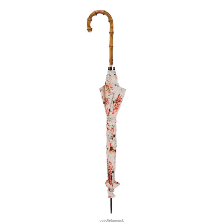 Kvinder PASOTTI 354ne 5y259-9 d4 - blomstret parasol med whangee håndtag 824L2635