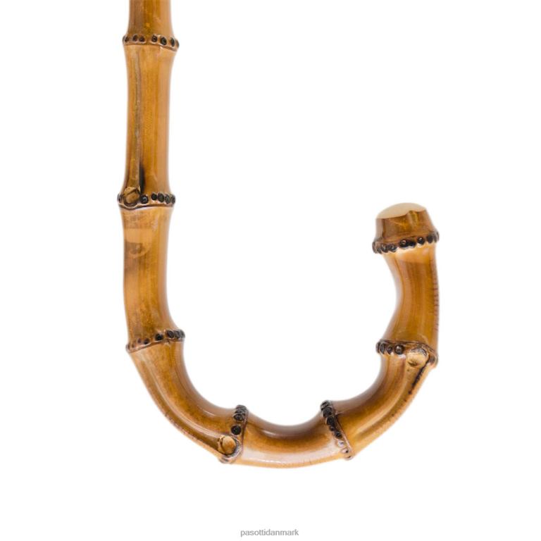 Kvinder PASOTTI 354ne 5y259-9 d4 - blomstret parasol med whangee håndtag 824L2635